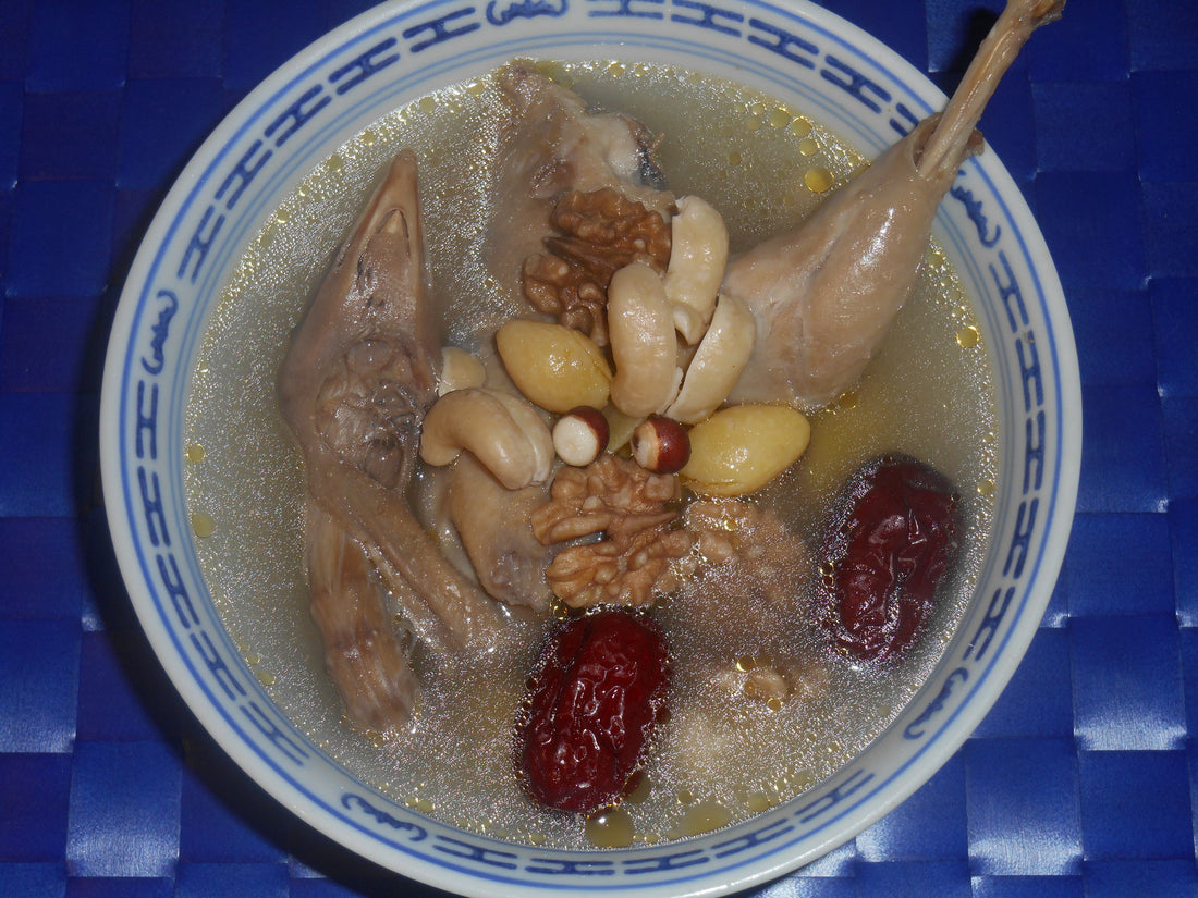 止咳定喘 . 白果核桃芡實鷓鴣湯